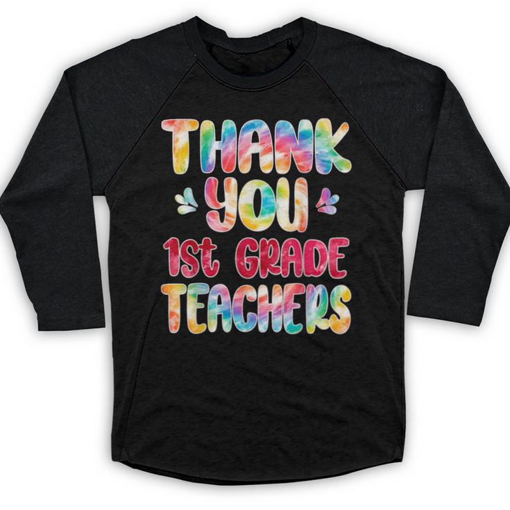 Thank You 1st Grade Teachers Graduation Last Day Of School Baseball Raglan Shirt