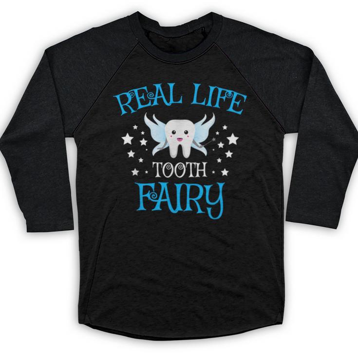 Tooth Fairy Tshirt Cute Dental Hygienist Graduation T Shirt Baseball Raglan Shirt