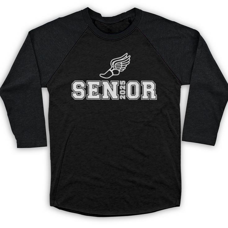Track & Field Senior 2025 Graduation Year Baseball Raglan Shirt