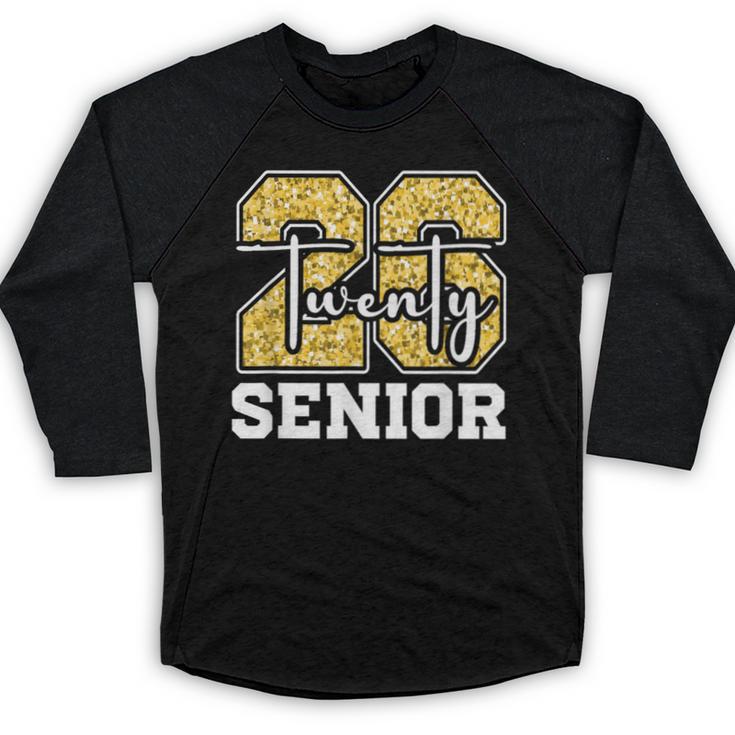 Twenty 2026 Class Of 26 Seniors Back To School Graduation Baseball Raglan Shirt