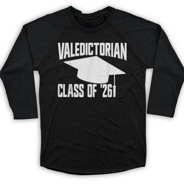 Valedictorian Class Of '26 Graduation 2026 Valedictorian Baseball Raglan Shirt