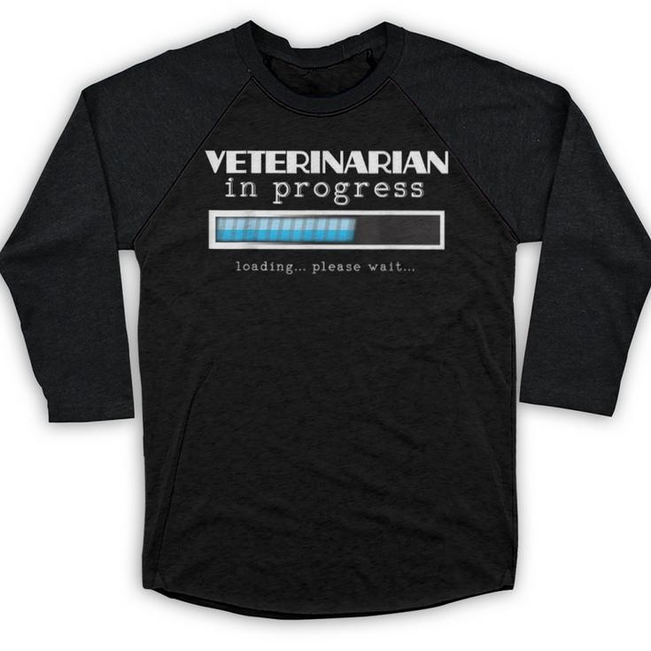 Veterinarian Progress Vet Graduation DVM Baseball Raglan Shirt