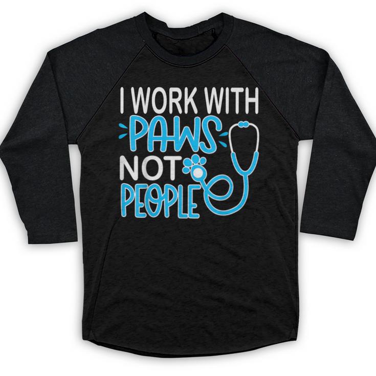 Veterinarian Vet Tech Week Graduation Thank You Birthday Baseball Raglan Shirt