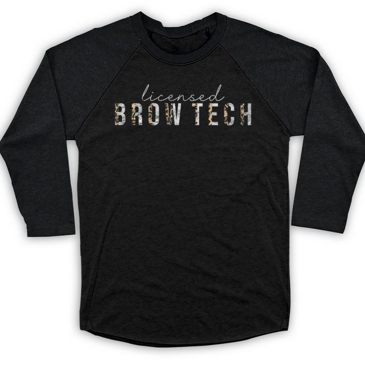 Vintage Brow Tech Graduation Licensed Brow Tech Baseball Raglan Shirt