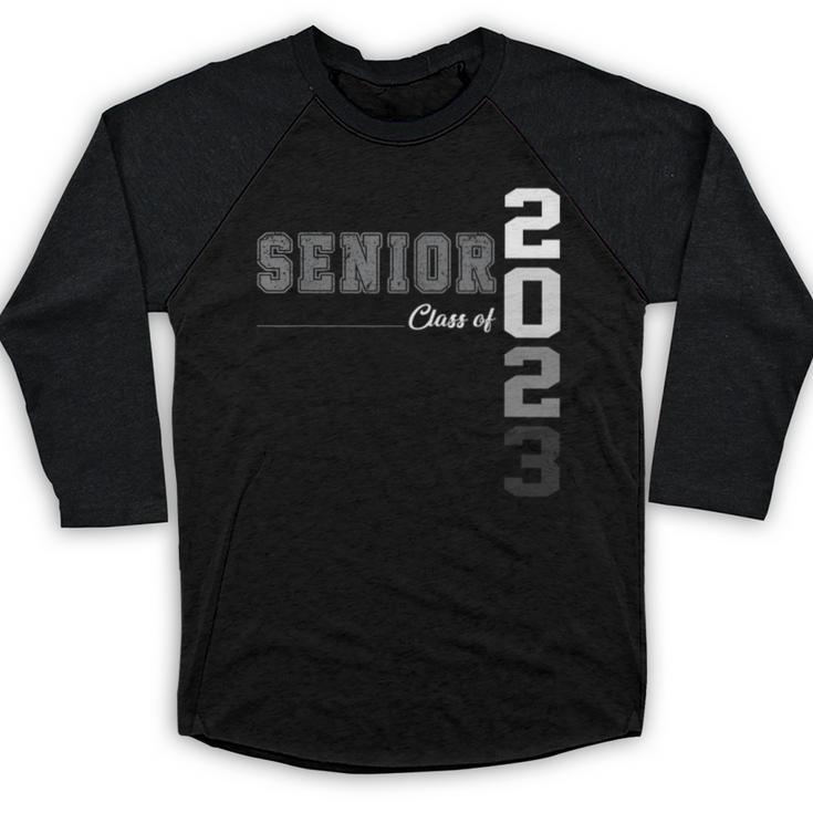 Vintage Senior Class Of 2023 Senior Graduation 2023 Baseball Raglan Shirt