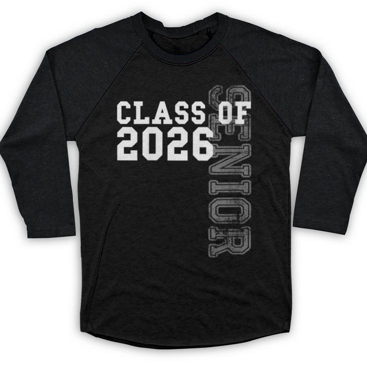 Women's Senior Class Of 2026 Graduation Year High School & College Baseball Raglan Shirt
