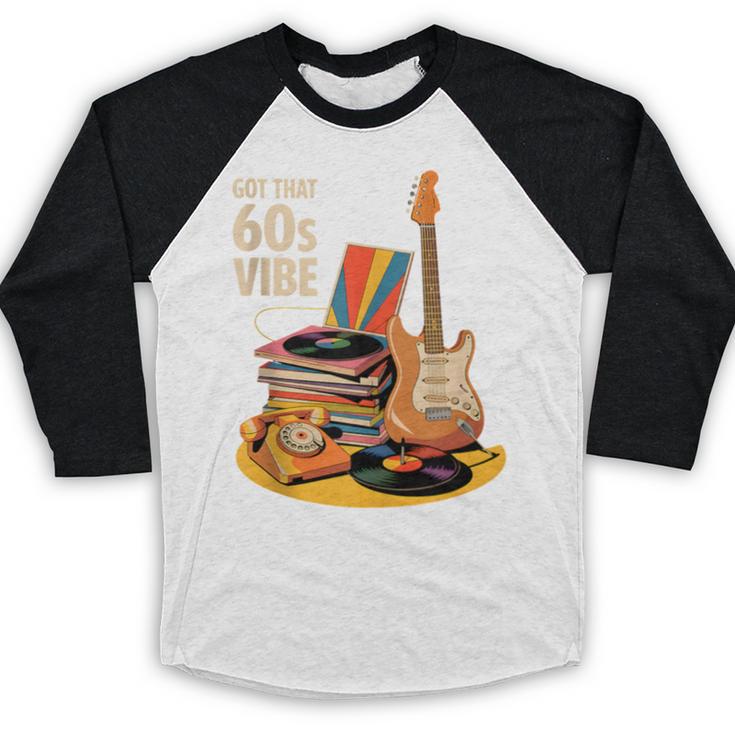 1960s 60s Reunion Nostalgia Memories Music School Grew Up Baseball Raglan Shirt