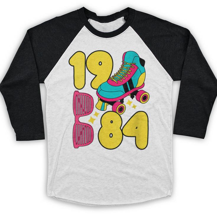 1984 Retro Raised In The 80s Old School Nostalgia Vibes Baseball Raglan Shirt 1984 Retro Raised In The 80s Old School Nostalgia Vibes Baseball Raglan Shirt