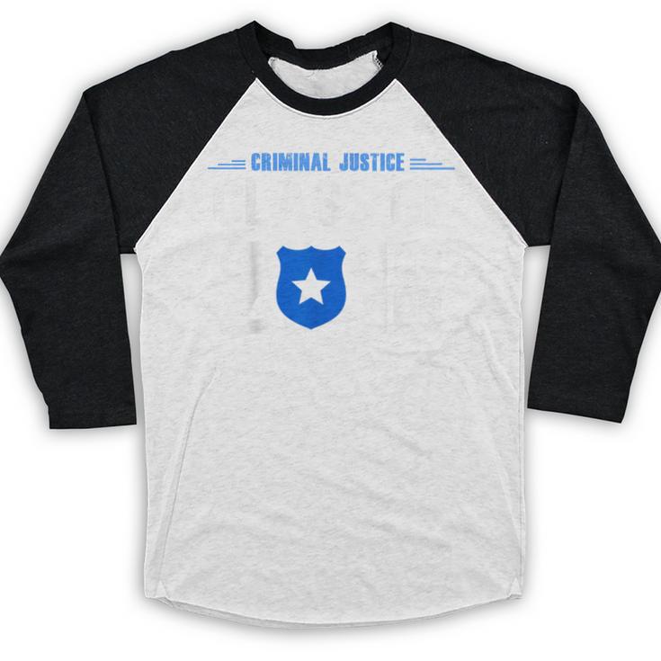 2018 Criminal Justice Graduation Shirt Criminal Justice Baseball Raglan Shirt