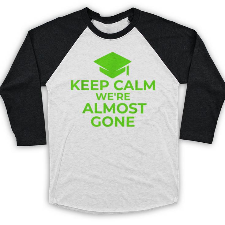 2018 Graduation Red Green High School Color Baseball Raglan Shirt