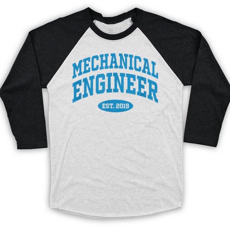2019 Graduation For Mechanical Engineer Baseball Raglan Shirt