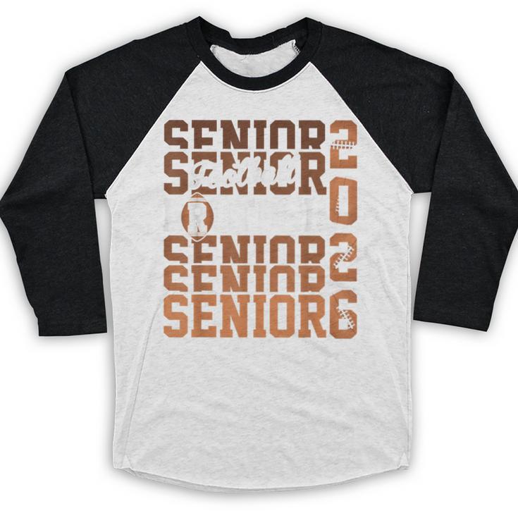 2026 Football Senior Brother Graduation Matching Family Baseball Raglan Shirt