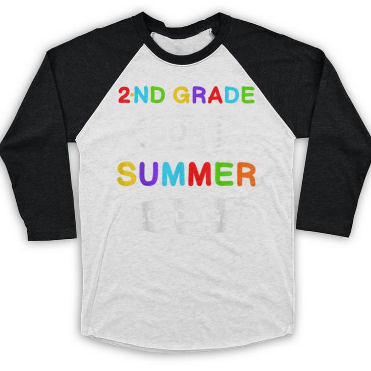 2nd Grade Graduation Shirt 2nd Grade Done Summer Loading Baseball Raglan Shirt