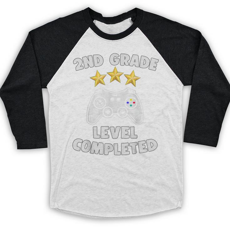 2nd Grade Graduation Video Gamer Tee Baseball Raglan Shirt