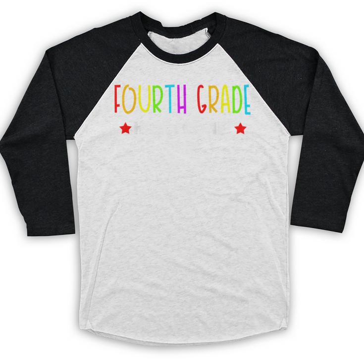4th Grade Here I Come Kids 3rd Grade Graduation Baseball Raglan Shirt