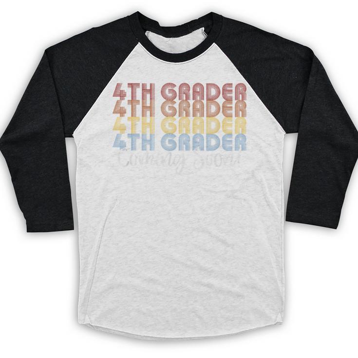 4th Grader Coming Soon 3rd Grade Graduation Baseball Raglan Shirt
