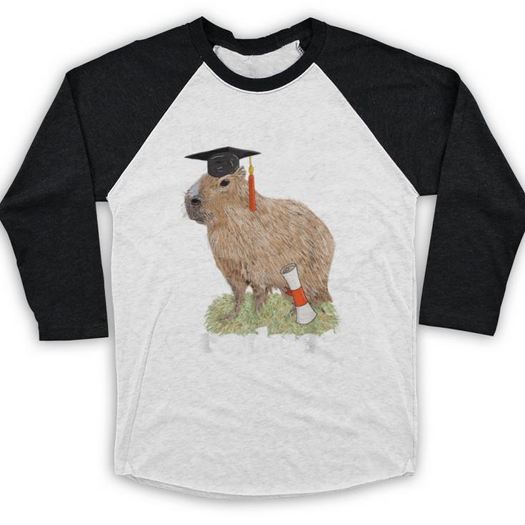 5th Grade Graduation Class Of 2023 Capybara Fifth Graduate Baseball Raglan Shirt
