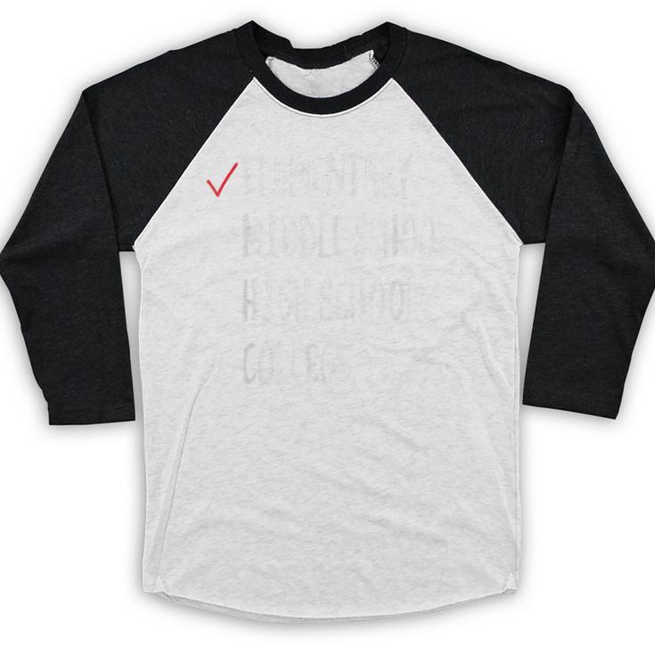 6th Grade Graduation 2025 Elementary Graduation Baseball Raglan Shirt