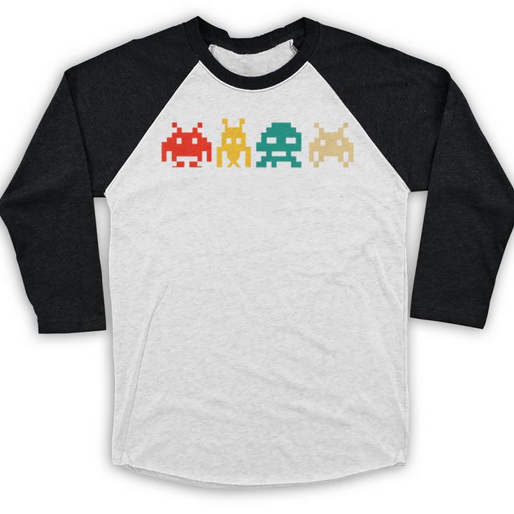 80s Video Game Nostalgia Retro Vintage Arcade Novelty Baseball Raglan Shirt 80s Video Game Nostalgia Retro Vintage Arcade Novelty Baseball Raglan Shirt