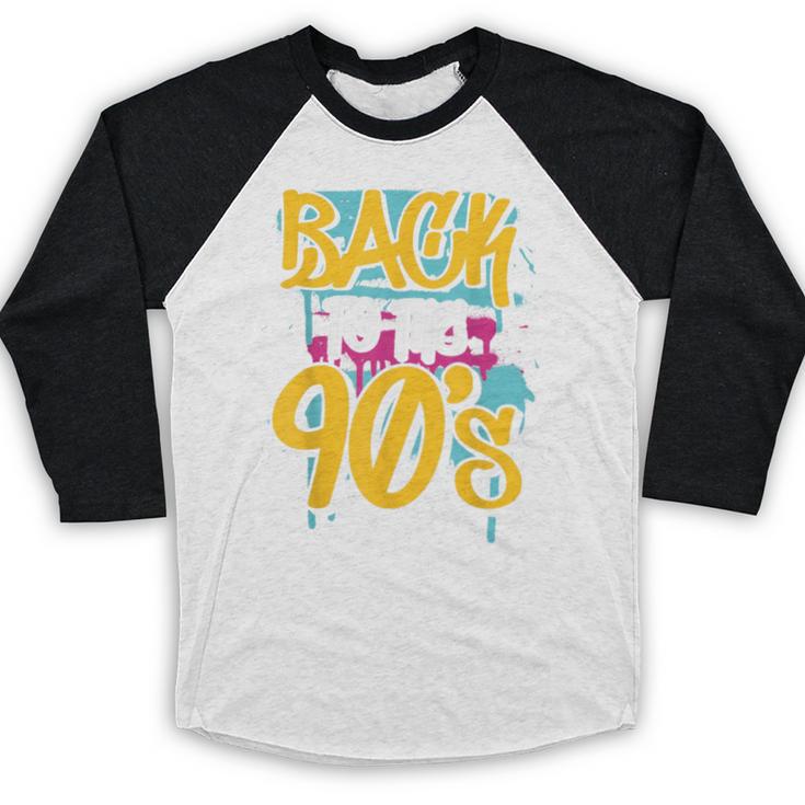 90's Nineties 1990s Nostalgia Baseball Raglan Shirt 90's Nineties 1990s Nostalgia Baseball Raglan Shirt