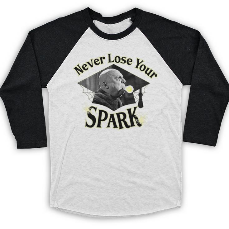 The Addams Family TV Series – Uncle Fester Graduation Spark Premium Baseball Raglan Shirt