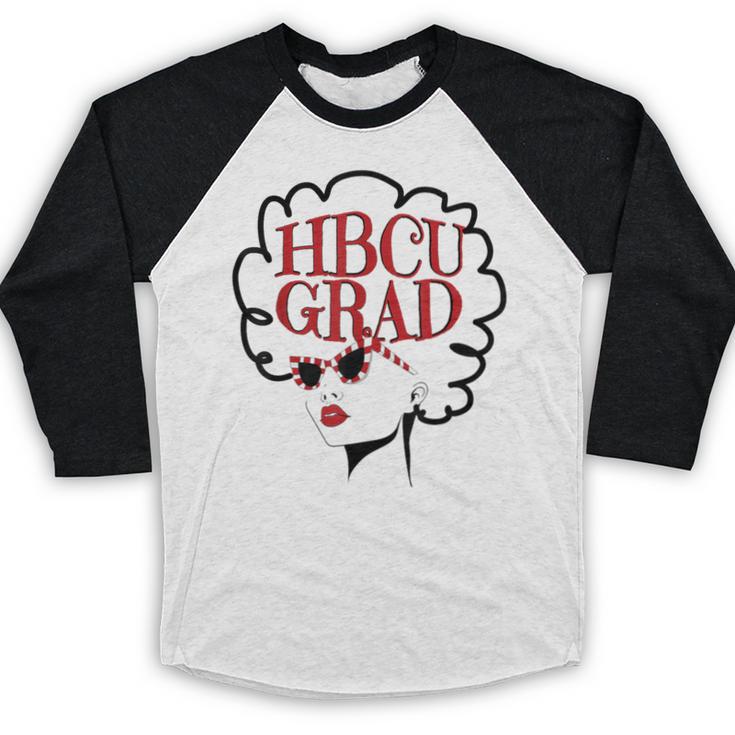 African American HBCU Grad College Graduation Baseball Raglan Shirt