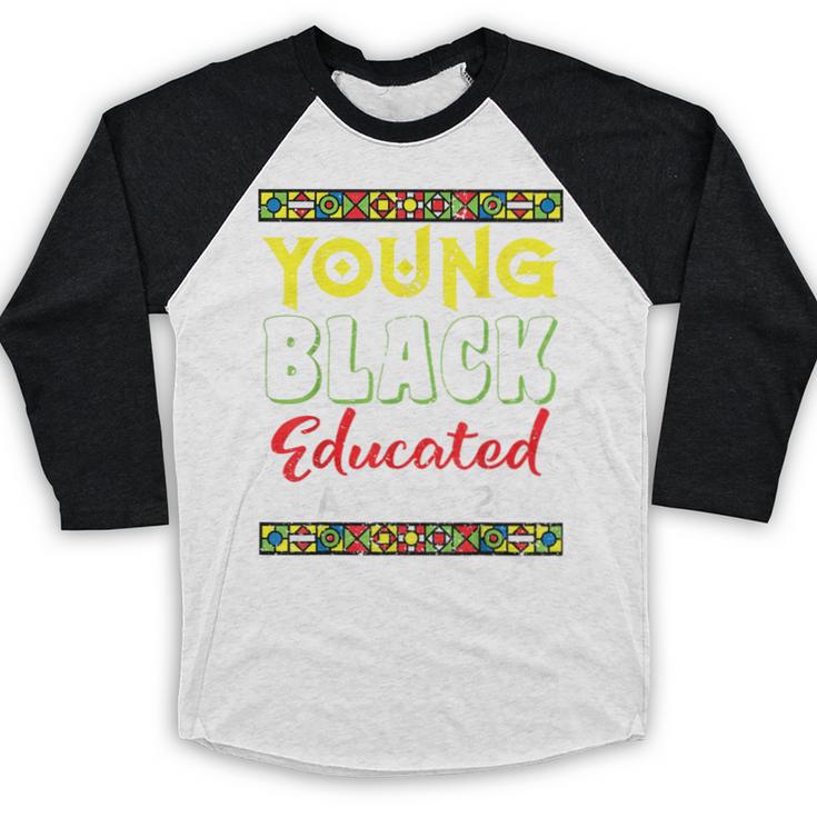 African American High School Graduation Grad Shirt Baseball Raglan Shirt