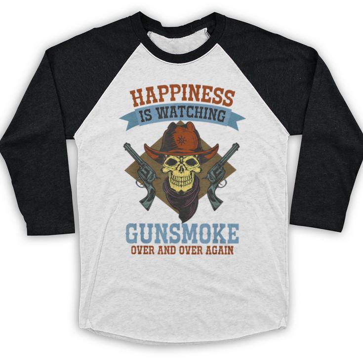 Over And Over Again Cowboys Western Nostalgia Movies Baseball Raglan Shirt