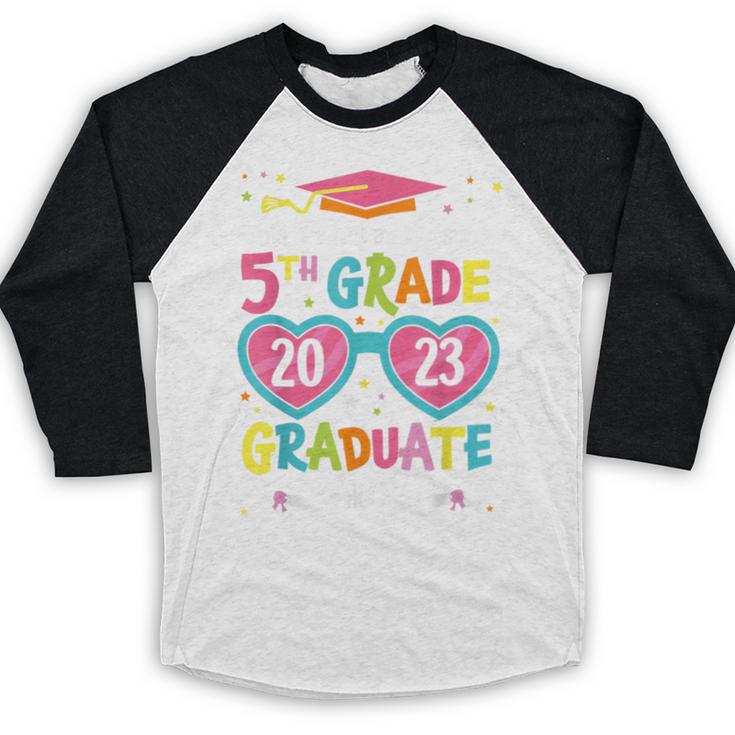 Awesome 5th Grade Graduate Looks Like Class 2023 Graduation Baseball Raglan Shirt
