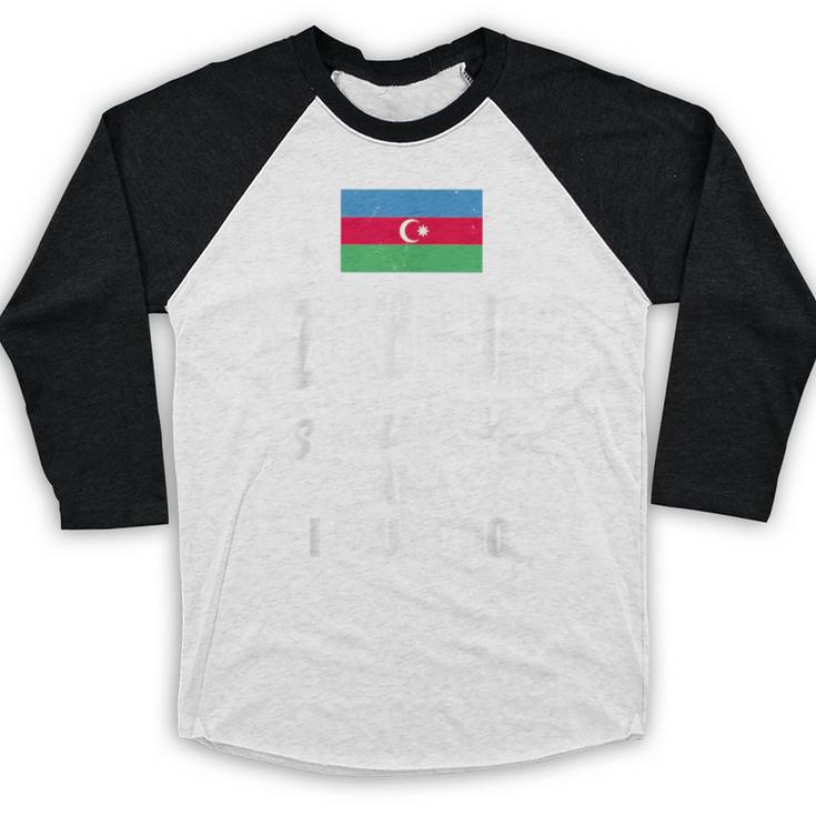 Azerbaijan Lover Saying Azeri Nostalgia Baseball Raglan Shirt