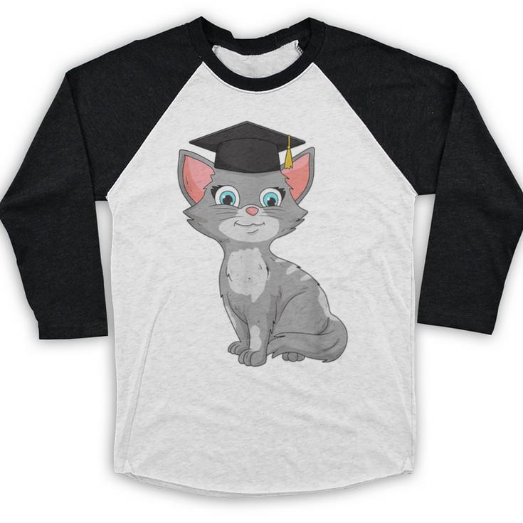 Bachelor Master Cats Graduation 2026 Graduate Baseball Raglan Shirt