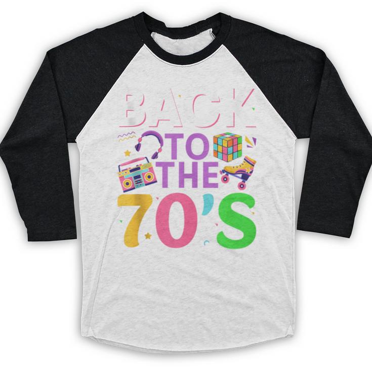 Back To The 70's Mixtape Era Nostalgia Retro 1970 70's Style Baseball Raglan Shirt