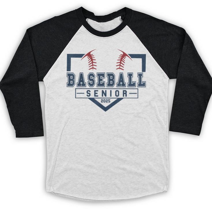 Baseball Senior Night Baseball Senior 2025 Graduation 50 Baseball Raglan Shirt