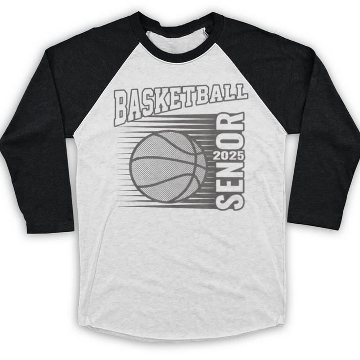 Basketball Senior For Boys &Girls Class 2025 Graduation Baseball Raglan Shirt