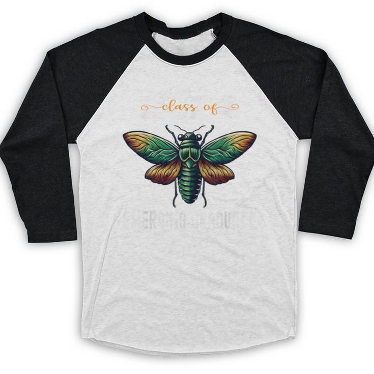 Biology Class Of 2024 Emerging Graduation For Him Baseball Raglan Shirt