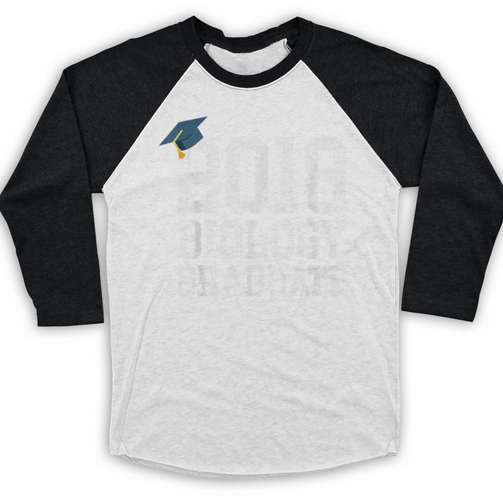 Biology Graduation Shirt 2018 Science Biology Graduate Baseball Raglan Shirt