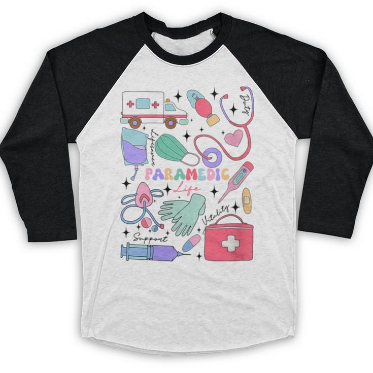 Can’t Talk Right Now Doing Paramedic Nurse Graduation Baseball Raglan Shirt