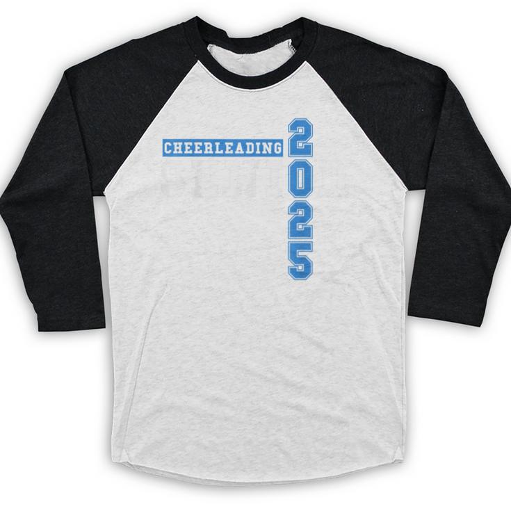 Cheerleading Senior Night Cheer Senior 2025 Graduation 23 Baseball Raglan Shirt