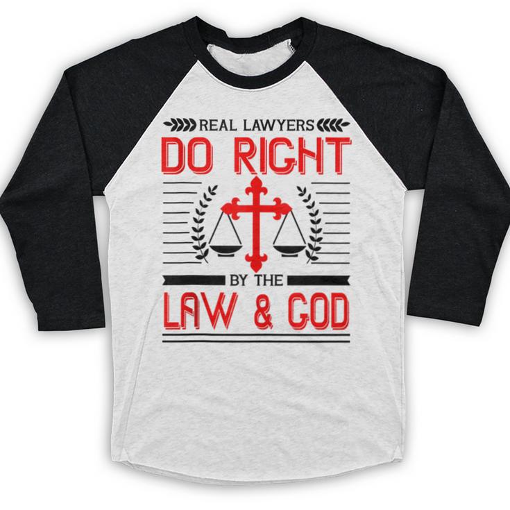 Christian Lawyer Attorney Law Student Graduation Exam Baseball Raglan Shirt