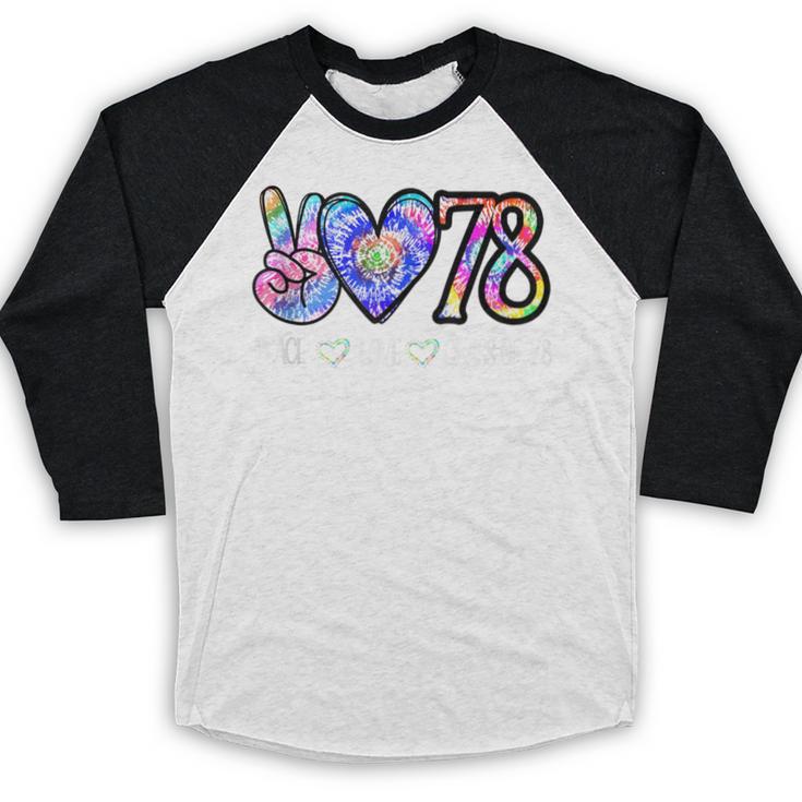 Class Of 1978 Shirt Tie Dye Senior Graduation Class Reunion Baseball Raglan Shirt