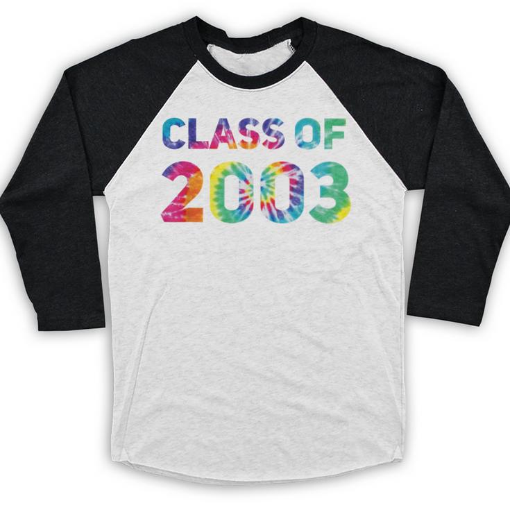 Class Of 2003 School Reunion College Highschool Graduation Baseball Raglan Shirt