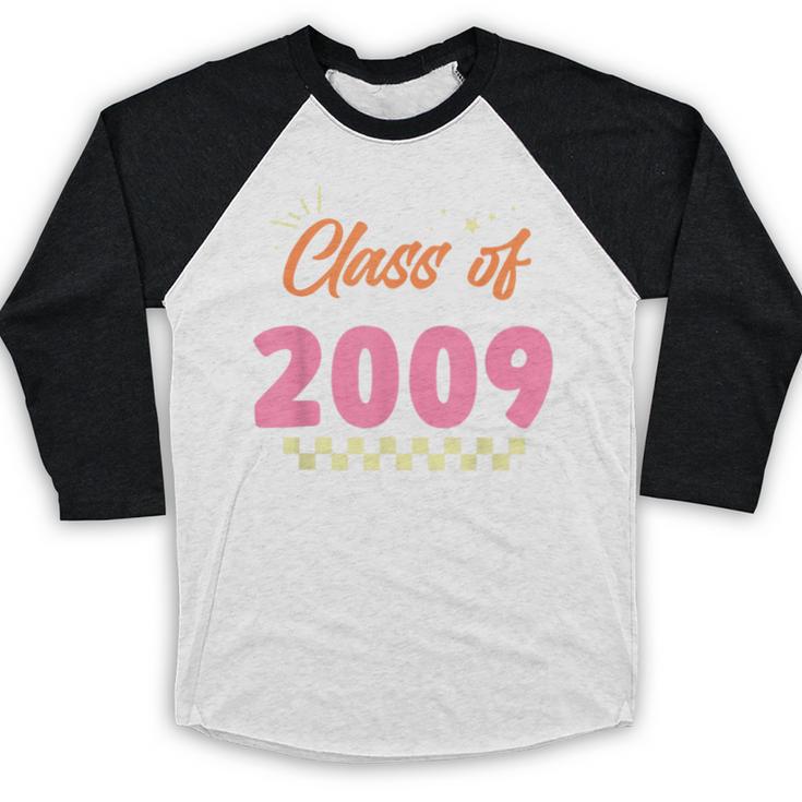 Class Of 2009 Meetup Graduation School Reunion Baseball Raglan Shirt