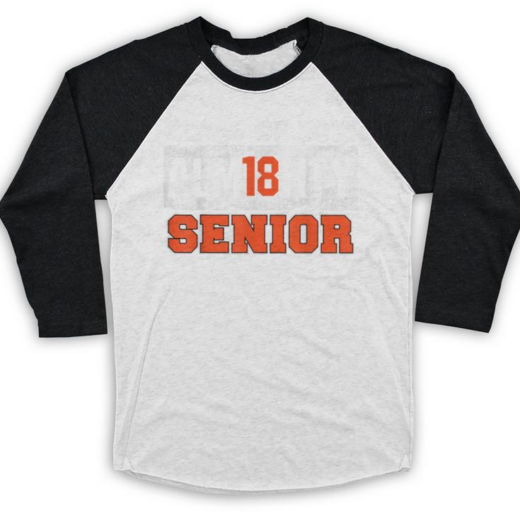 Class Of 2018 Alm18hty Senior 2018 Graduation T-Shirt Baseball Raglan Shirt