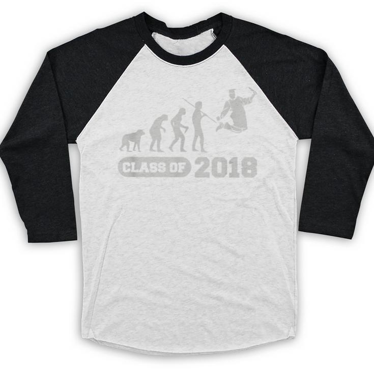 Class Of 2018 Graduation Evolution Baseball Raglan Shirt