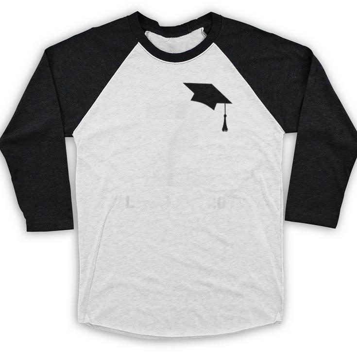Class Of 2018 Last Name Letter Z Graduation Baseball Raglan Shirt