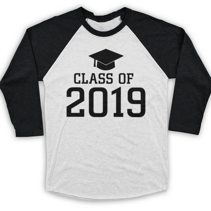 Class Of 2019 Shirt Graduation Gift Baseball Raglan Shirt