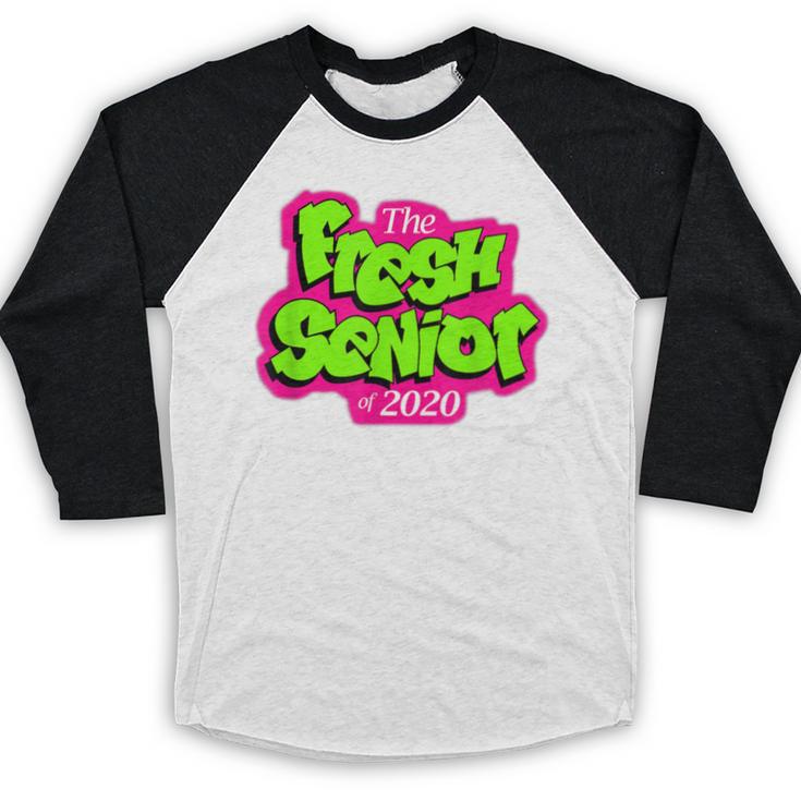 Class Of 2020 Senior 90s TV Style Graduation For Grad Baseball Raglan Shirt