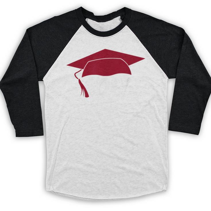 Class Of 2021 Burgundy Regalia Graduation Baseball Raglan Shirt