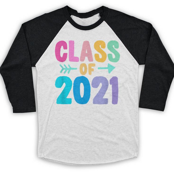 Class Of 2021 Graduation Grow With Me Baseball Raglan Shirt