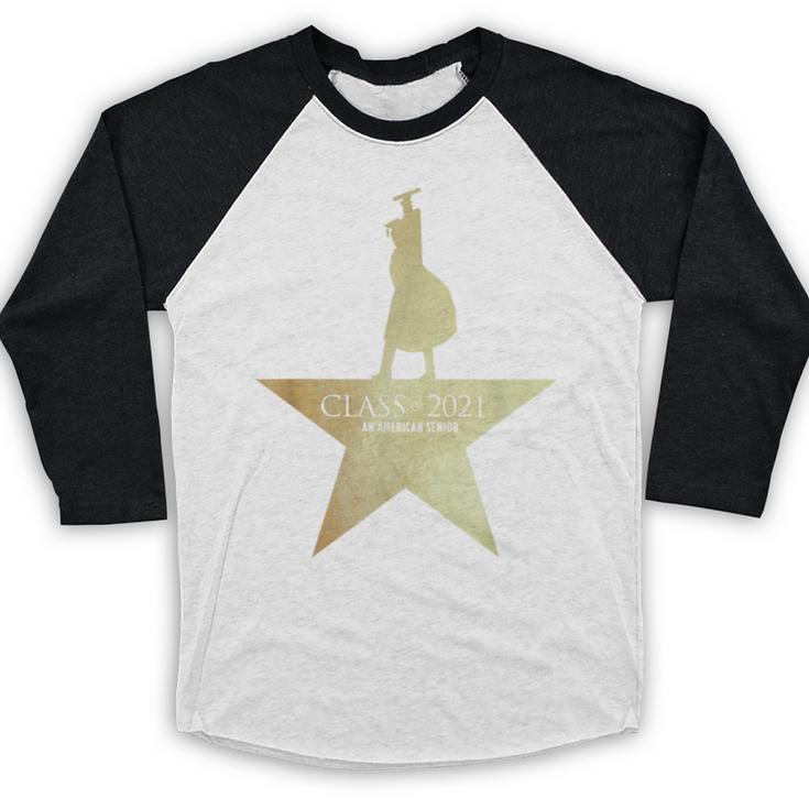 Class Of 2021 Senior Year Musical Style Graduation For Grad Baseball Raglan Shirt